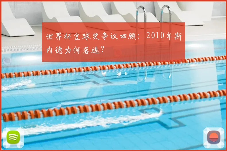 世界杯金球奖争议回顾：2010年斯内德为何落选？